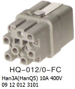 HQ-012-FC H3A Han3A(HanQ5) 10A 400V 09 12 012 3101 crimp 12P+E female-OUKERUI-SMICO-Harting-Heavy-duty-connector.jpg